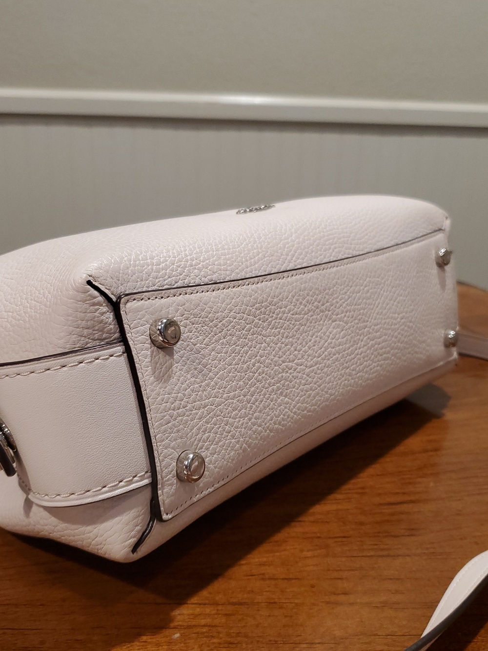 Coach Brooklyn 28 Bag In Chalk White - Picture 8 of 16